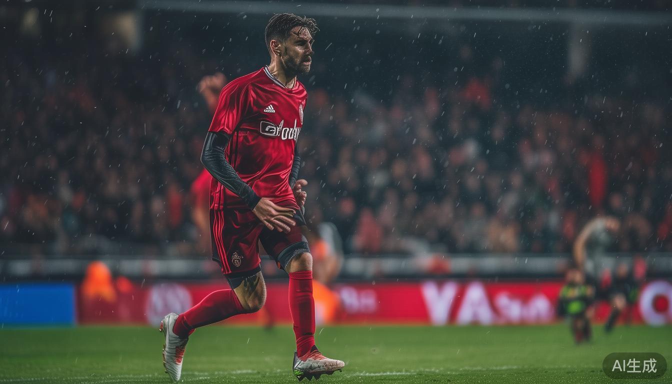 以一场足球比赛为例，假设群内某玩家根据实时数据分析